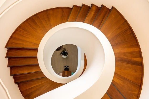 Guide complet sur l'escalier quart tournant pour 2025 - Menuiserie Joret
